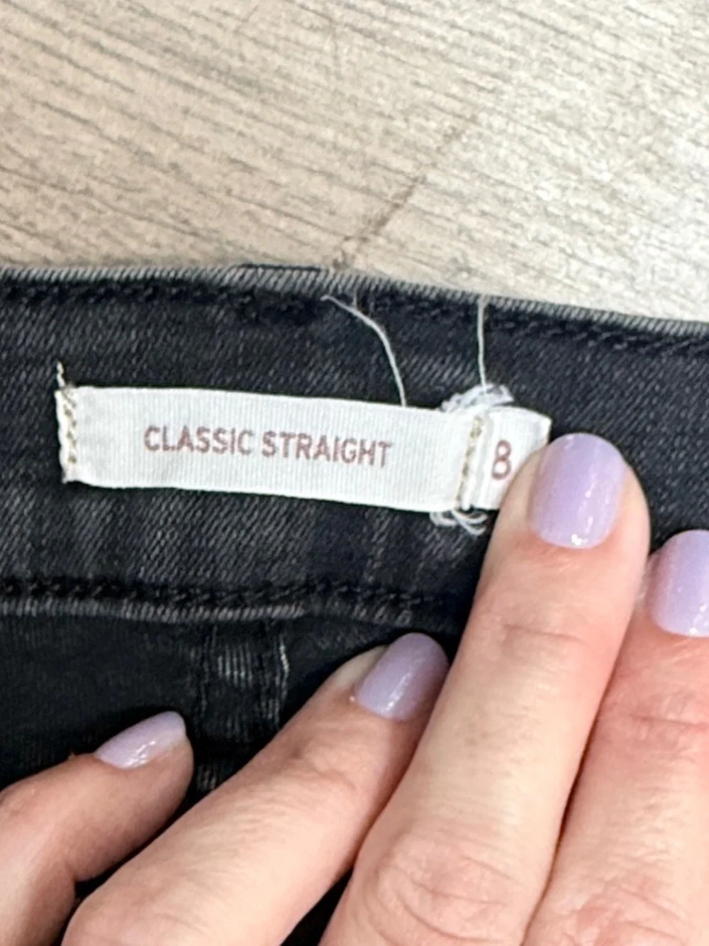 Levi’s classic straight black Jeans size 29/32